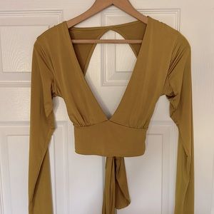 URBAN OUTFITTERS open back tie-back top